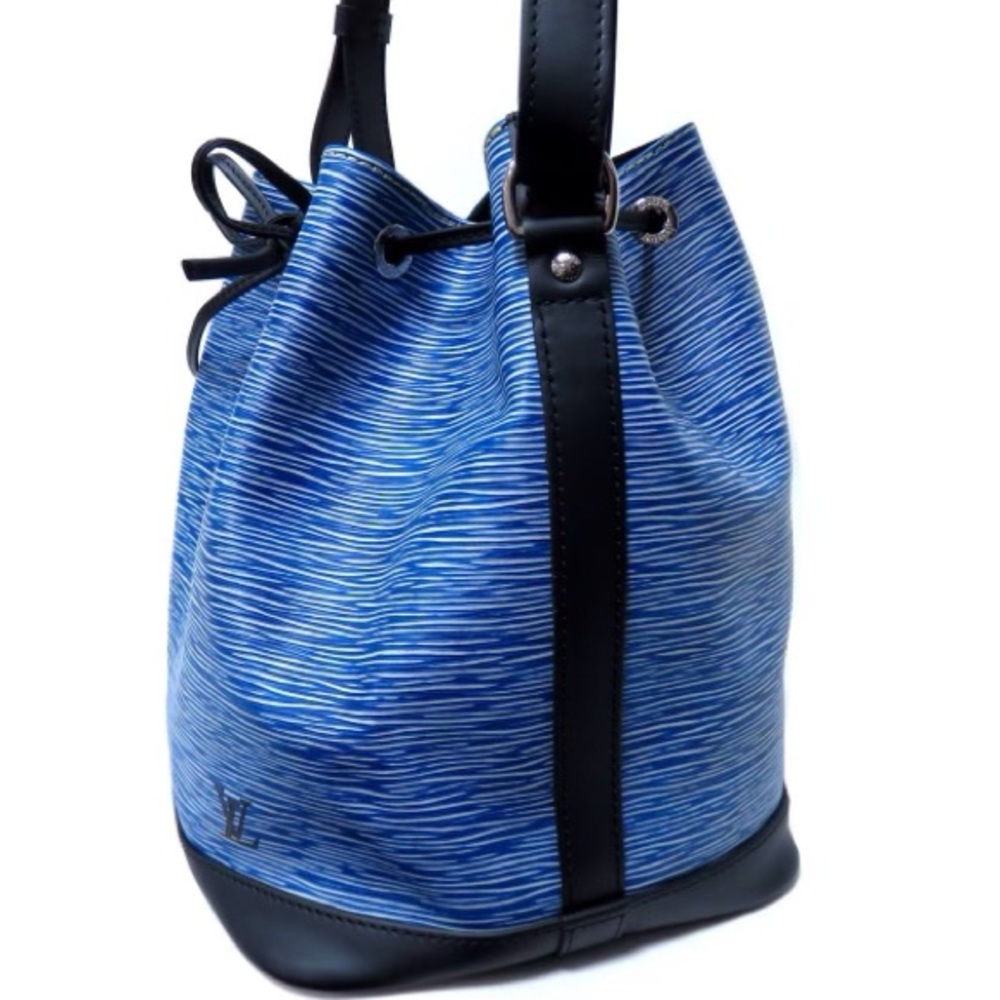 💎 ✨ LIKE NEW ✨💎 DENIM EPI LOUIS VUITTON noe BUCKET PULL STRING - Picture 6 of 16